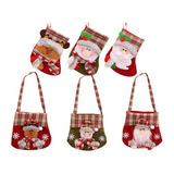 Hitopin 3pcs Mini Calcetines Navidad Vintage