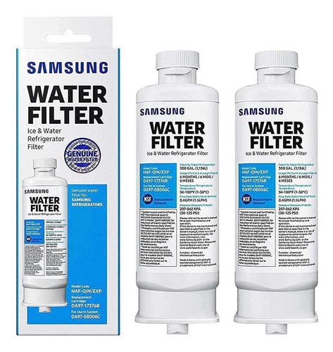 Filtro Agua Refrigerador Samsung Da97-17376b Paquete De 2