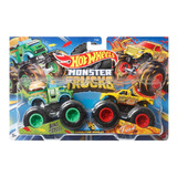Hot Wheels Monster Trucks Doble Buns Of Steel Y All Up Fried