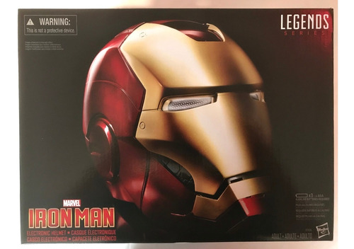 Casco Electronico Iron Man Helmet Luz Sonido Marvel Legends