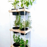 Suporte Para Vaso # Plantas # Horta Vertical Jv 8,2x2x2