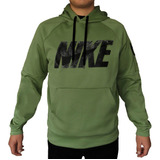 Hoodie Nike Therma-fit-verde