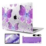 Funda Meegoodo Para Macbook Pro 13 M2 + C/teclado Purple B