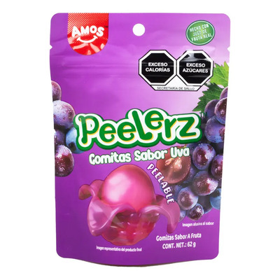 Gomitas Sabor Uva Amos Peelerz 62 G Snack Saludable | MercadoLibre
