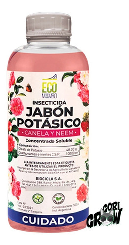 Aceite De Neem Potasico Y Canela 500cc Ecomambo - Gori Grow