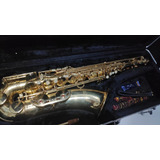 Saxofone Sib Tenor Concert Dourado Completo Novíssimo