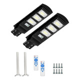 Pack X2 Foco Led Exterior Foco Solar Sensor Movimiento 200w