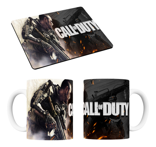 Combo Gamer Taza Y Mouse Pad Call Of Duty