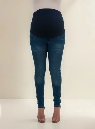Pantalón Mezclilla Stretch Dama Maternidad Y Embarazo 0566