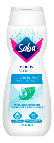 Jabón Íntimo Líquido Saba Diarios V-fresh 200ml