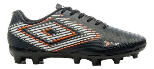 Botin Umbro Futbol Hombre Play Fg Negro-bco-nja Clif