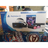 Casco Virtual Vr Playstation Ps4 Completo + 6 Juegos