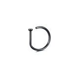 Piercing Argola D-ring De Titânio G23 Para Nariz