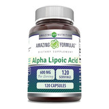 Amazing Formulas Ácido Alfa Lipoico Ala 600 Mg Cápsulas Su