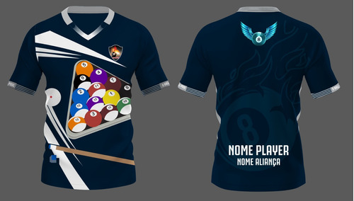 Camisas Personalizadas Modelo 8 Ball Pool