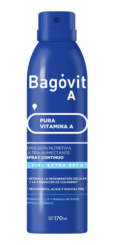 Bagóvit A Emulsión Piel Extra Seca Spray Continuo Nutritivo