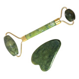 Rodillo De Jade Y Gua Sha  Artesaneli                       Tipo De Piel Seca