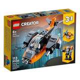 Lego® Creator - Cyber Drone (31111) Cantidad De Piezas 113