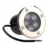 10 Balizador Spot Led Chão Piso Embutir Branco Frio 6000k 5w