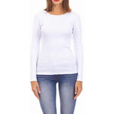 Lady Genny Camiseta Algodón Talla S Color Blanco K-725