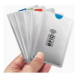 Protector Tarjetero Funda Tarjeta Rfid Antirrobo Aluminio X5