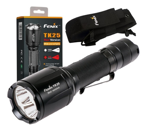 Linterna Tactica Led Fenix Tk25 Red 1000 Lumens 225 Mts