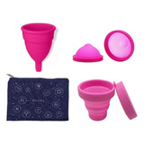 Disco Menstrual + Vaso Esterilizador + Copa Fleurity Neceser