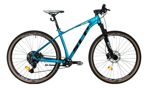 Mountain Bike Slp 400 Pro R29 L 9v Frenos De Disco Hidráulico Cambio Shimano Cues Color Verde Con Pie De Apoyo  