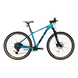 Mountain Bike Slp 400 Pro R29 L 9v Frenos De Disco Hidráulico Cambio Shimano Cues Color Verde Con Pie De Apoyo  