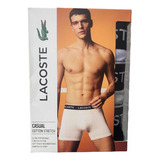 Bóxer Brief Lacoste Hombre Algodón 3 Pack