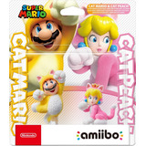 Amiibo Cat Mario E Cat Peach Super Mario 3d World Switch