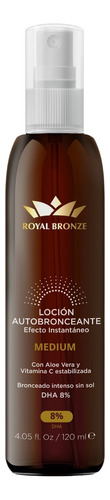 Loção Auto Bronzeadora Sem Sol Royal Bronze Face Corpo 120ml