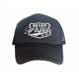 5 Gorras Negras Trucker Personalizadas Vinil