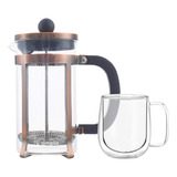 Pack Cafetera Francesa 600 Ml + Taza Mug 300 Ml Simplit