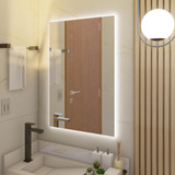 Espelho Grande 90x60  Led Decorativo Para Loja Banheiro Sala