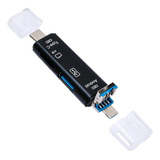 Adaptador Otg 5 En 1: Usb, Micro Usb, Usb C, Lector Micro Sd