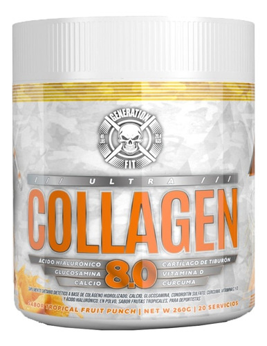 Collagen 8.0 Generation Fit 20 Serv Calcio Glucosamina