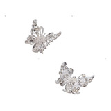 Broche Hebilla Metal Chico Carey Mariposa Strass Cabello Pel