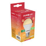 Kit 10 Lâmpadas Led Bulbo A60 15w 3000k Luz Amarela Ourolux