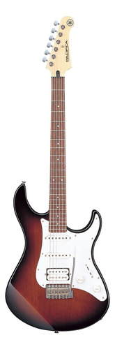 Guitarra Eléctrica Yamaha Pac012/100 Series Pacifica 112j De Aliso Old Violin Sunburst Brillante Con Diapasón De Palo De Rosa