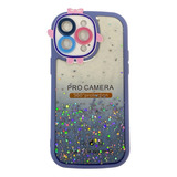 Estuche Forro Escarchado Con Camara Para iPhone 13 Pro