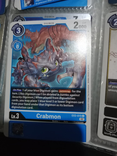 Crabmon - Draconic Roar (ex03) Carta Digimon