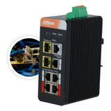 7 Port Switch 4 Poe Industrial Sin Fuente