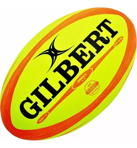 Pelota Rugby Gilbert N°5 Omega Profesional Fluo 