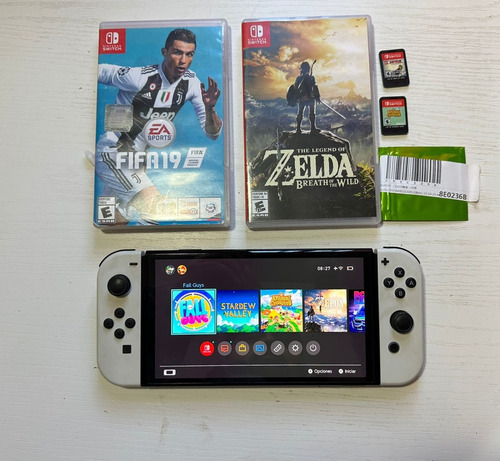 Nintendo Switch Ole + 5 Juegos + Chip Pico Fly