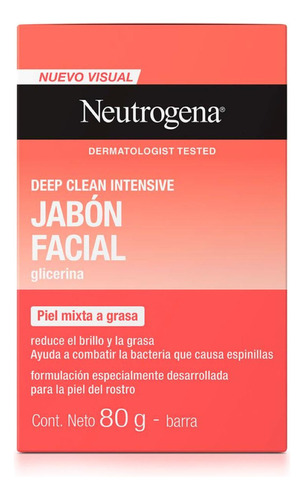 Jabón Facial En Barra Neutrogen