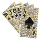 Alfiler De Solapa Para Hombre Poker Chest Crystal