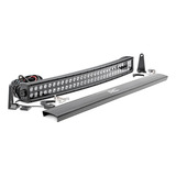 Barra Curva Luz Led 30in Doble Fila Serie Negra