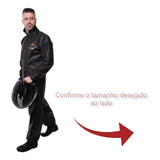  Conjunto Capa De Chuva Moto Pioneira Pvc Combate Com Gola