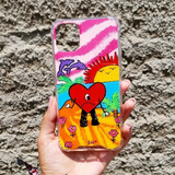 Funda iPhone 8 Bad Bunny Un Verano Sin Ti Pintada A Mano